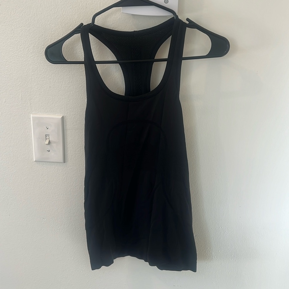 Black Lululemon Racerback Tank.